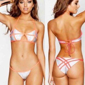 NWT Beach Bunny Blade Runner Holographic Bikini
